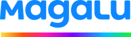 Logo da empresa "Magazine Luiza", escrito "Magalu"