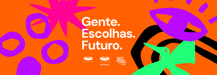 Banner com identidade visual do CESAR e CESAR School para o REC'n'Play 2025